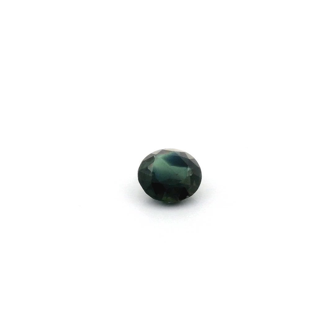 0.56 Carat Deep Blue Round Sapphire