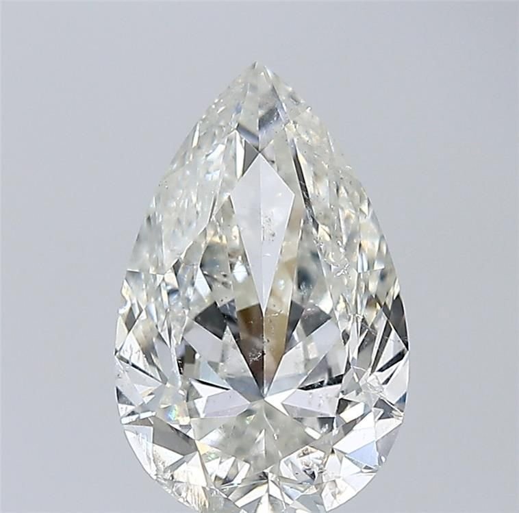2.51ct H SI2 Rare Carat Ideal Cut Pear Diamond
