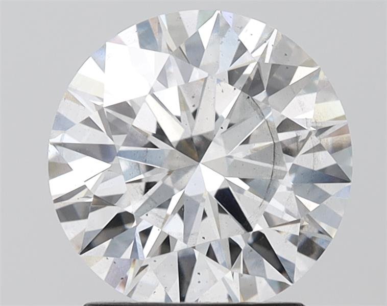 2.74ct F SI1 Rare Carat Ideal Cut Round Lab Grown Diamond