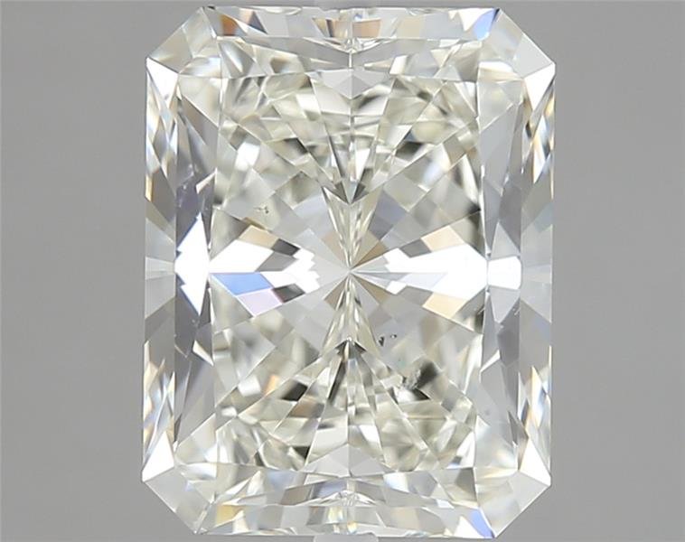 3.01ct K SI1 Rare Carat Ideal Cut Radiant Diamond