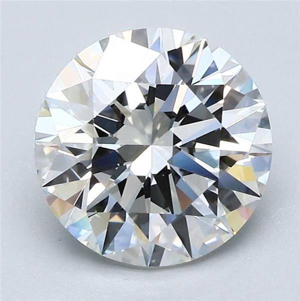 3.07ct F IF Rare Carat Ideal Cut Round Diamond