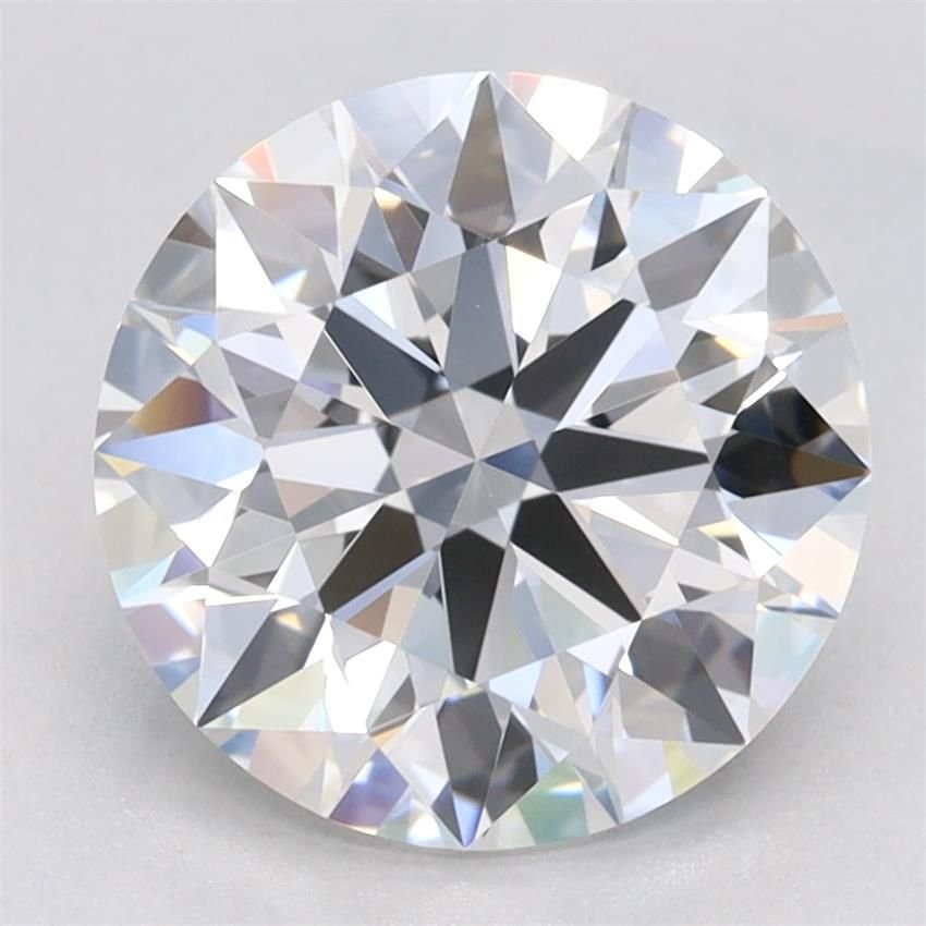 2.67ct D VVS1 Rare Carat Ideal Cut Round Lab Grown Diamond