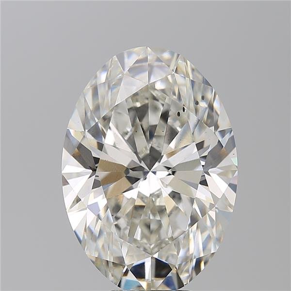 8.70ct H SI1 Rare Carat Ideal Cut Oval Lab Grown Diamond