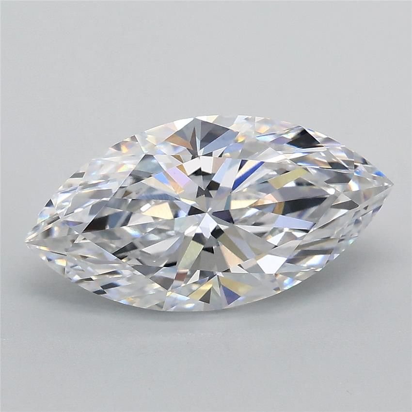 2.06ct D VS1 Rare Carat Ideal Cut Marquise Lab Grown Diamond
