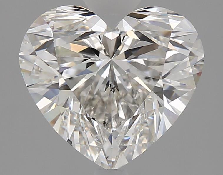 2.60ct H SI1 Rare Carat Ideal Cut Heart Diamond