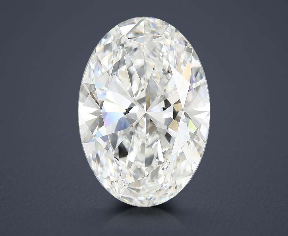 11.12 Carat Oval Lab Diamond