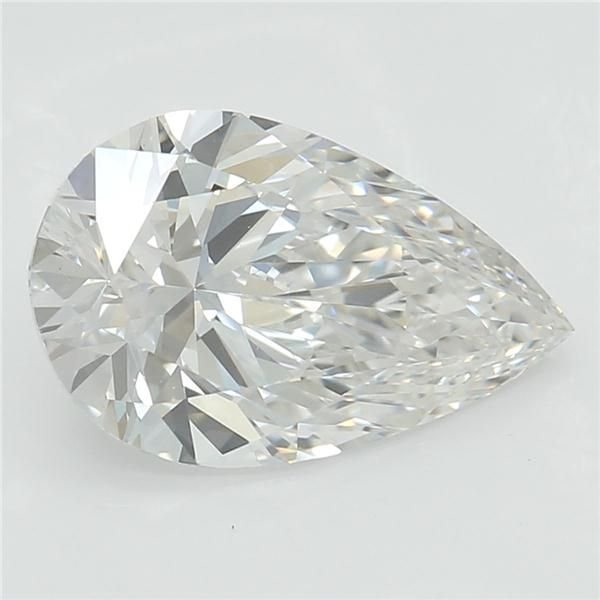 1.13ct F VS1 Rare Carat Ideal Cut Pear Lab Grown Diamond