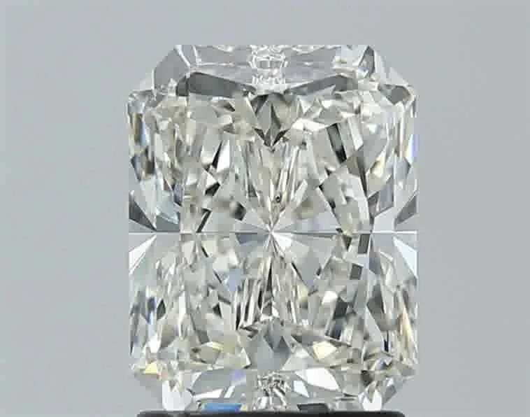 2.00ct K SI1 Rare Carat Ideal Cut Radiant Diamond