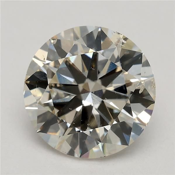 2.70ct J SI2 Excellent Cut Round Lab Grown Diamond