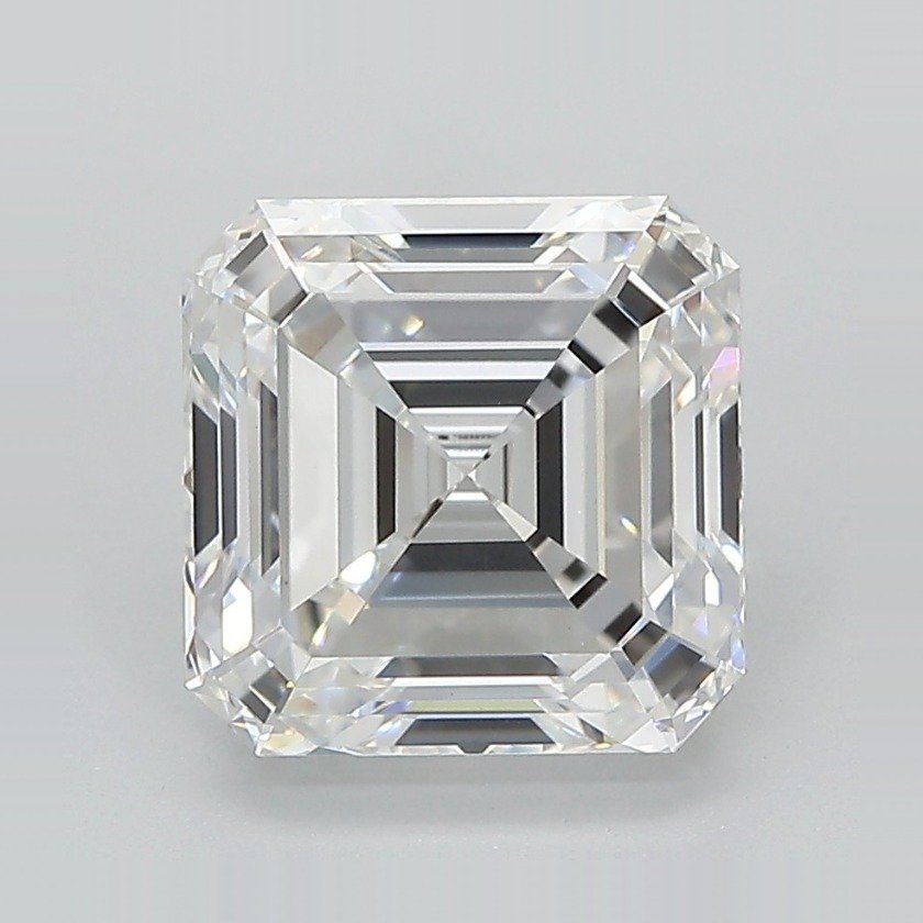 3.60ct E VVS2 Rare Carat Ideal Cut Asscher Lab Grown Diamond