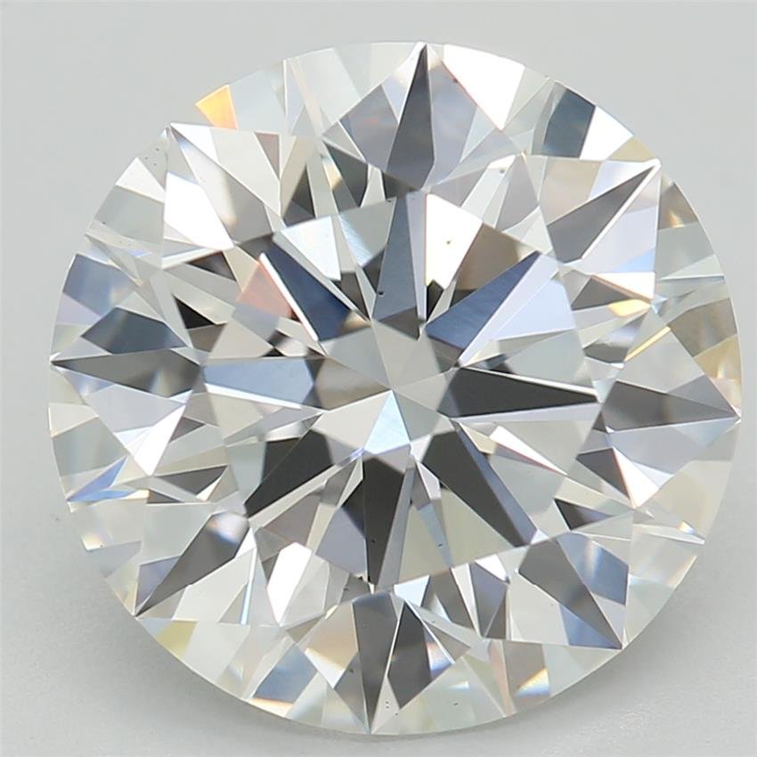 3.08ct E VS2 Rare Carat Ideal Cut Round Lab Grown Diamond