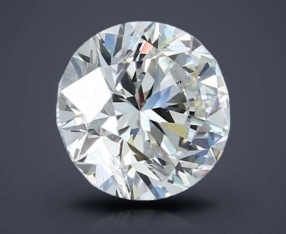 3.00 Carat Round Natural Diamond