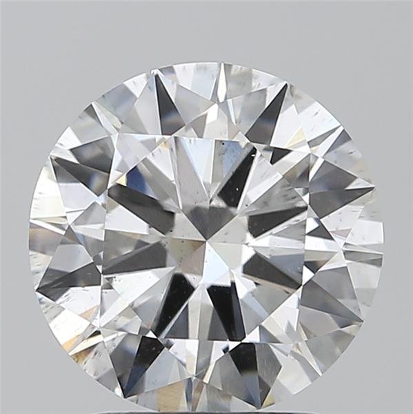 2.07ct F SI1 Excellent Cut Round Lab Grown Diamond