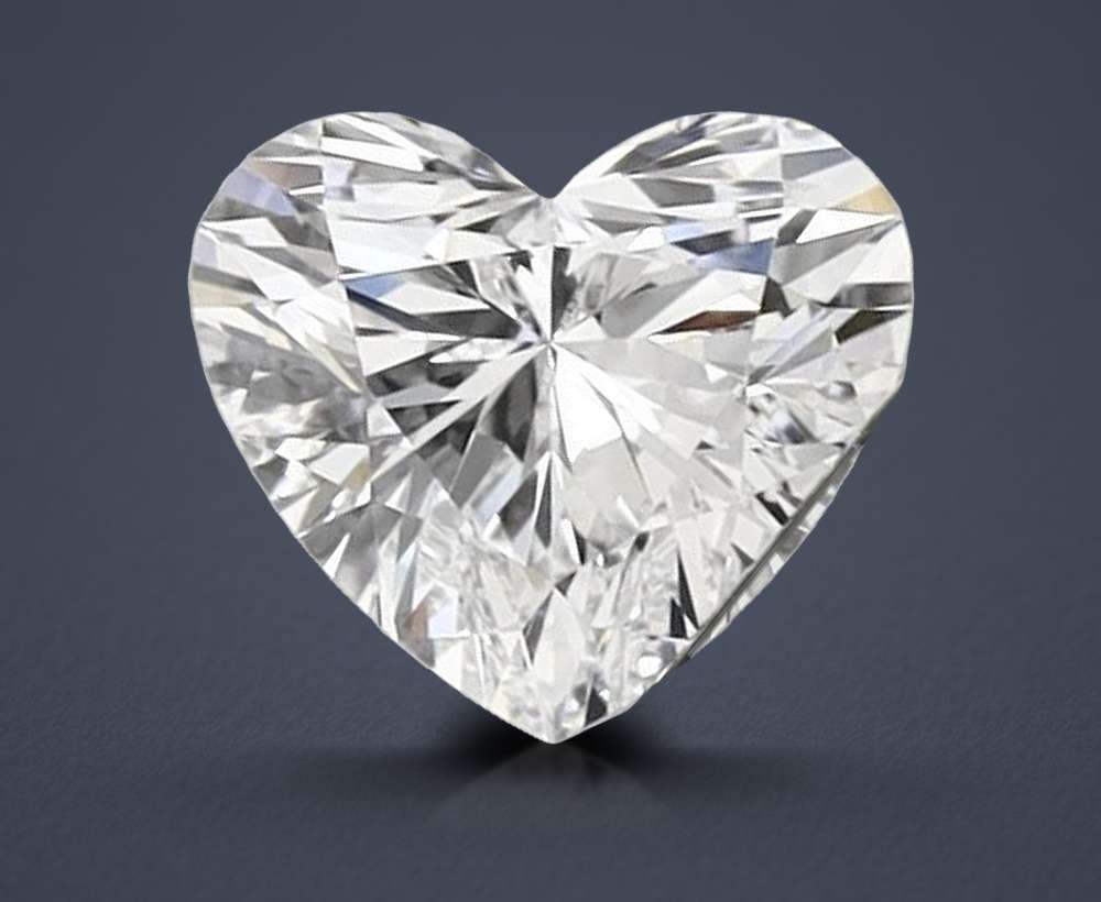 0.91 Carat Heart Lab Diamond