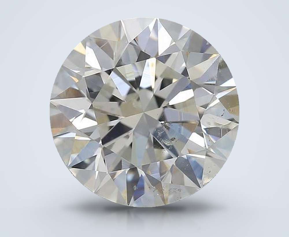 3.00 Carat Round Natural Diamond