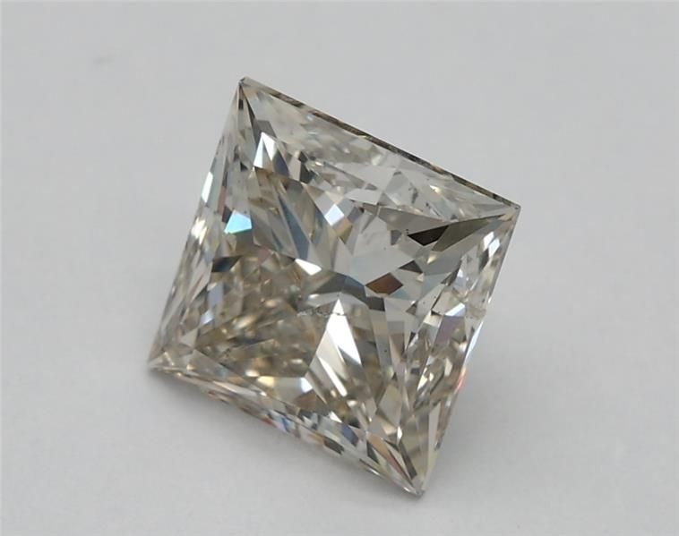 1.35ct K SI2 Rare Carat Ideal Cut Princess Lab Grown Diamond