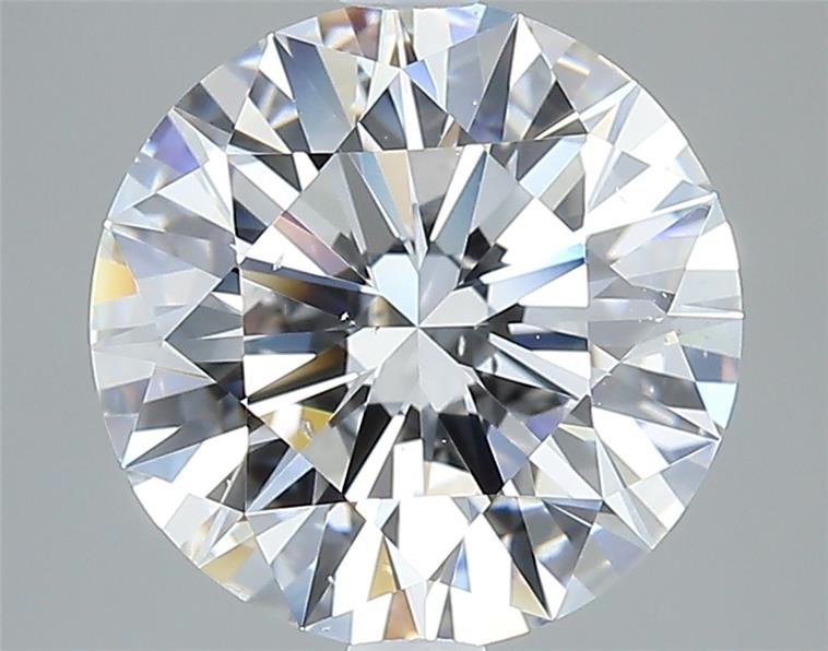 3.40ct D SI1 Rare Carat Ideal Cut Round Diamond