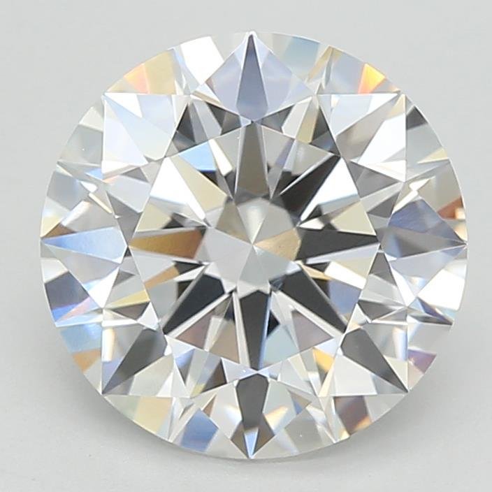 3.02ct F VVS2 Rare Carat Ideal Cut Round Lab Grown Diamond