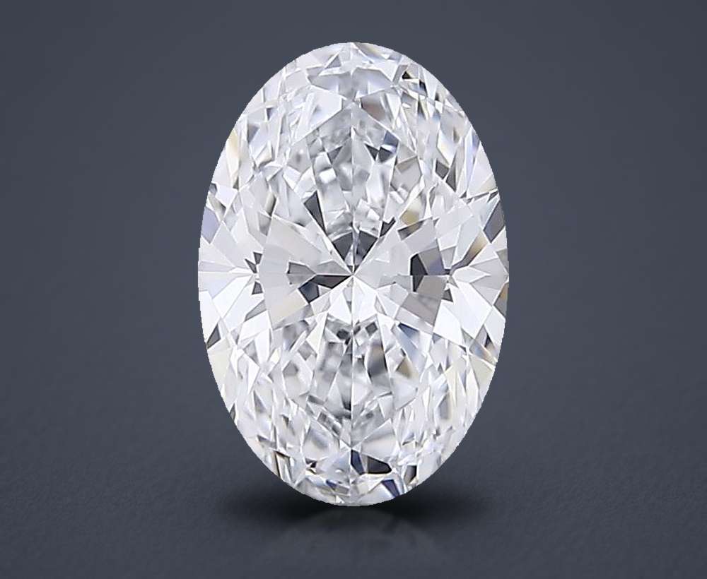 1.24 Carat Oval Lab Diamond