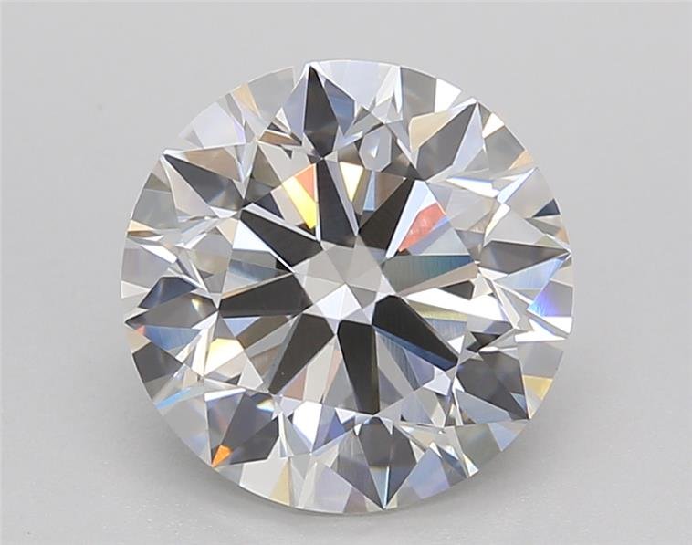 3.01ct F VVS2 Rare Carat Ideal Cut Round Lab Grown Diamond