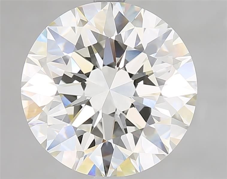 6.02ct K VVS1 Rare Carat Ideal Cut Round Diamond