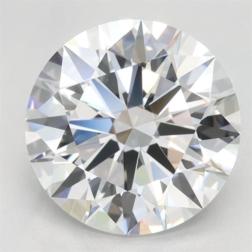 2.76ct D VVS1 Rare Carat Ideal Cut Round Lab Grown Diamond