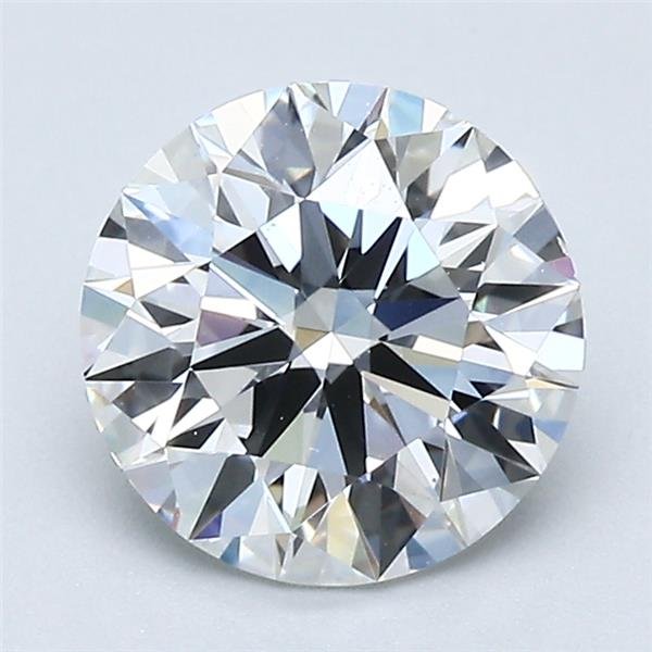 1.72ct F VS1 Rare Carat Ideal Cut Round Diamond