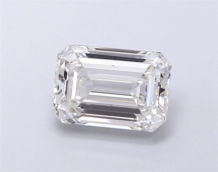 1.50ct F VVS2 Rare Carat Ideal Cut Emerald Lab Grown Diamond