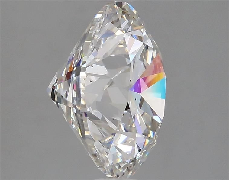 3.92ct F SI1 Rare Carat Ideal Cut Round Lab Grown Diamond