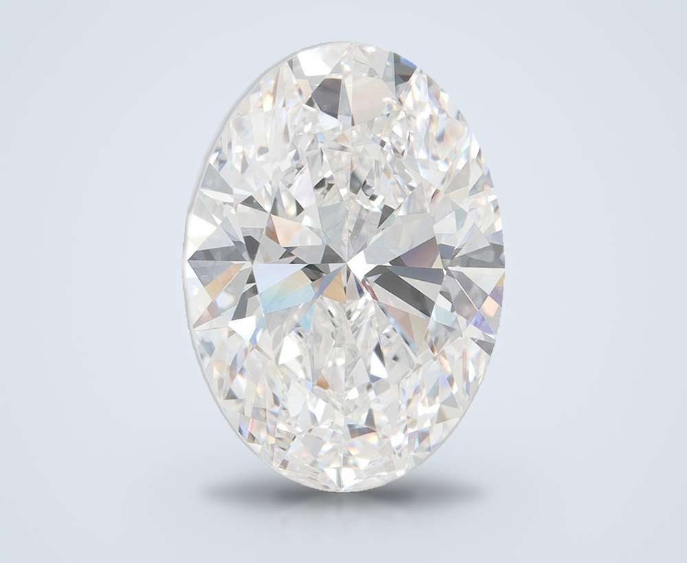 5.54 Carat Oval Lab Diamond