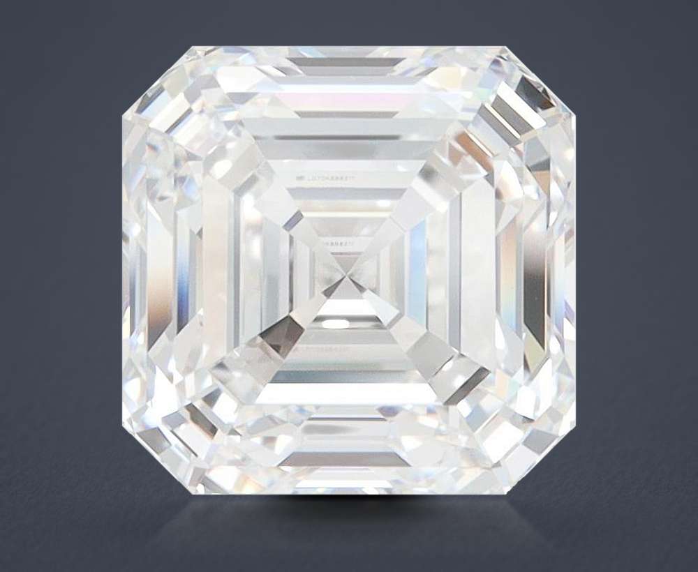 3.77 Carat Asscher Lab Diamond