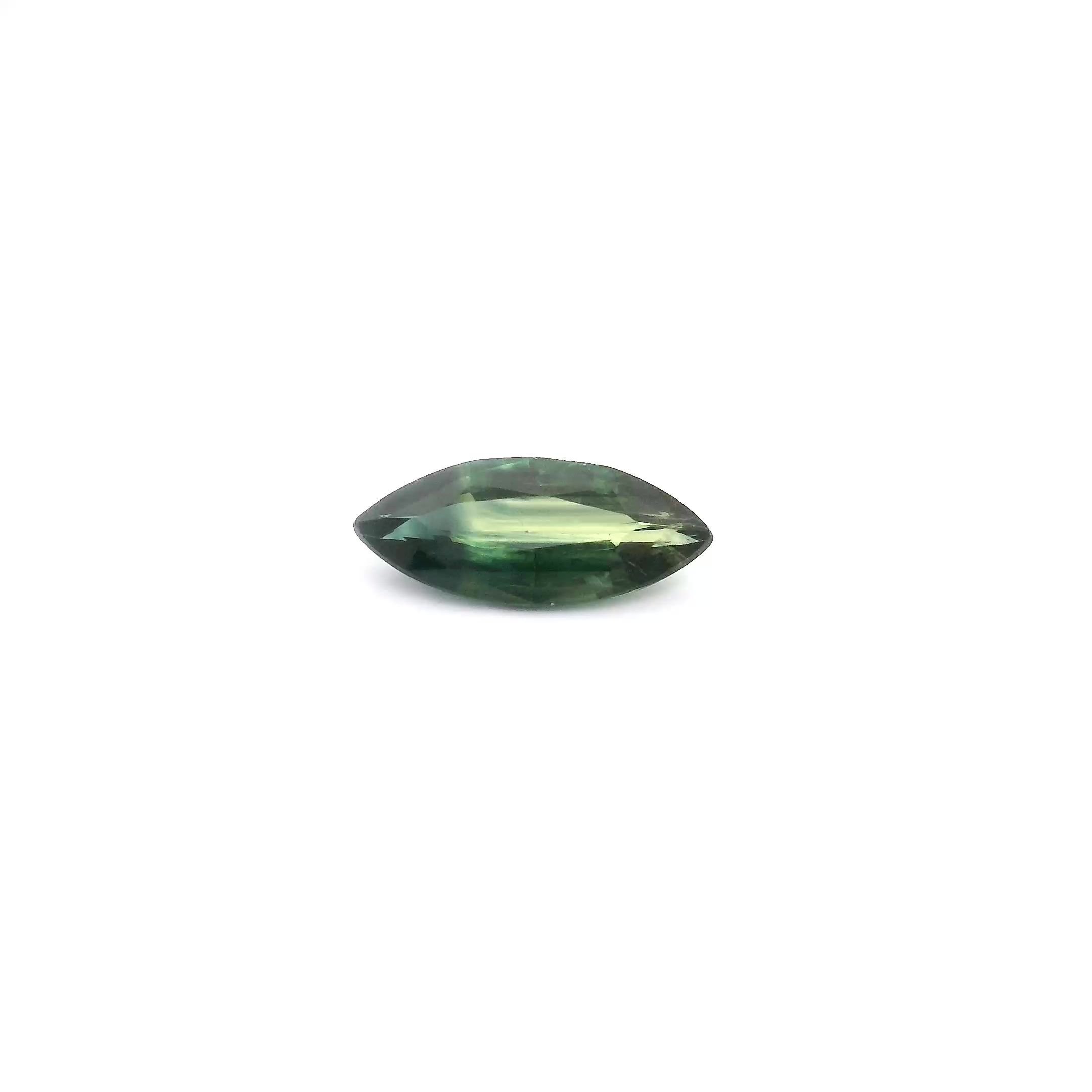 0.52 Carat Blue Marquise Sapphire