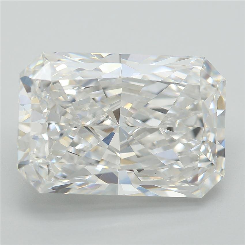 6.19ct E VS1 Rare Carat Ideal Cut Radiant Lab Grown Diamond