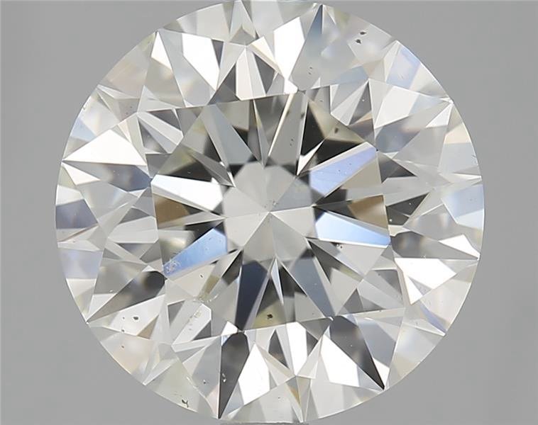 3.24ct K VS2 Rare Carat Ideal Cut Round Diamond