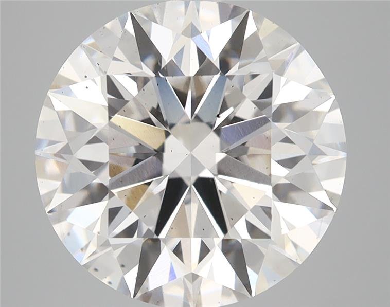 5.51ct F SI1 Rare Carat Ideal Cut Round Lab Grown Diamond