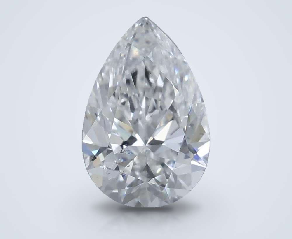 0.80 Carat Pear Natural Diamond