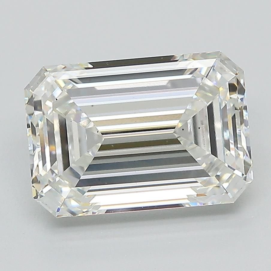 3.59ct G VS1 Rare Carat Ideal Cut Emerald Lab Grown Diamond