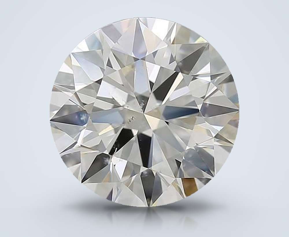 3.76 Carat Round Natural Diamond