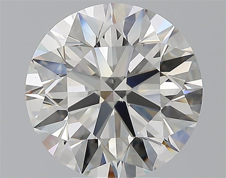 4.01ct F VS2 Rare Carat Ideal Cut Round Diamond