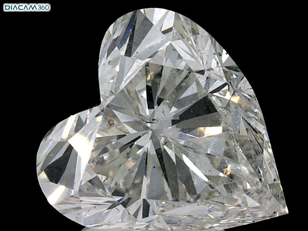 4.04ct I SI2 Very Good Cut Heart Diamond