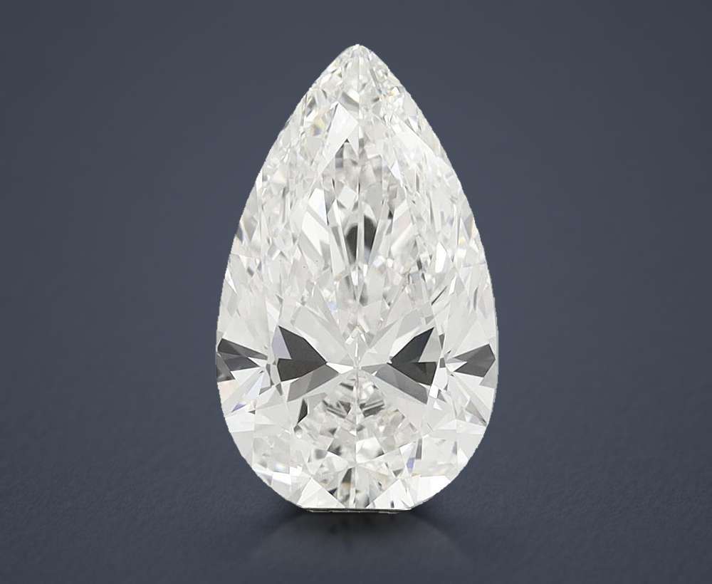 6.56 Carat Pear Lab Diamond