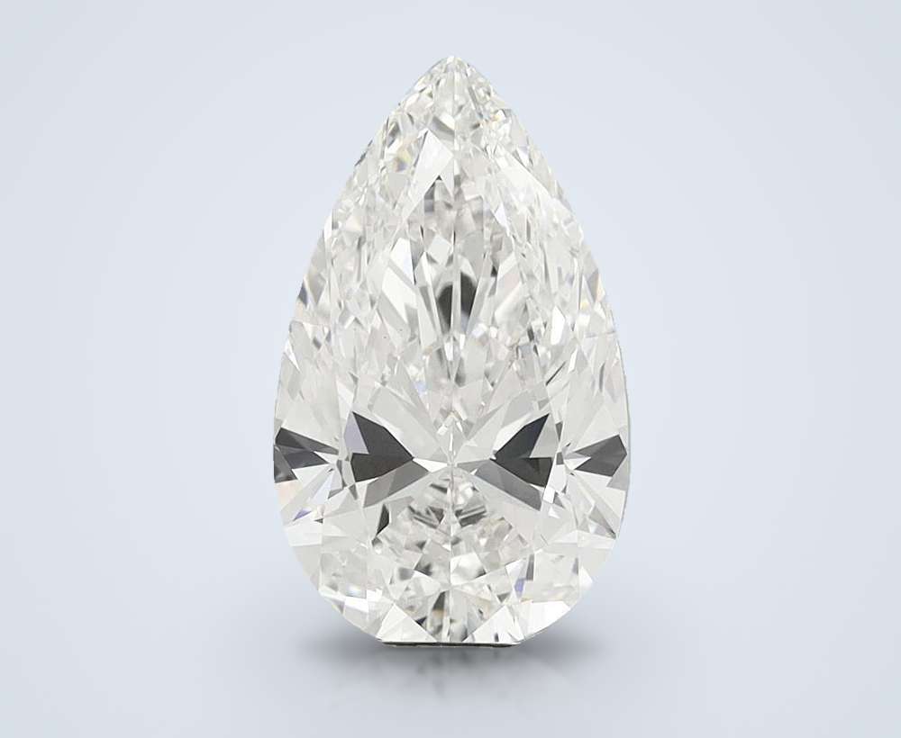6.56 Carat Pear Lab Diamond