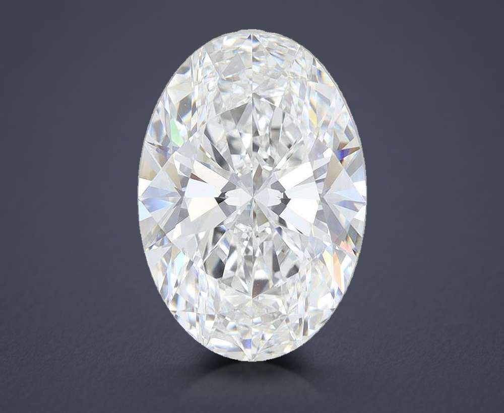 5.54 Carat Oval Lab Diamond