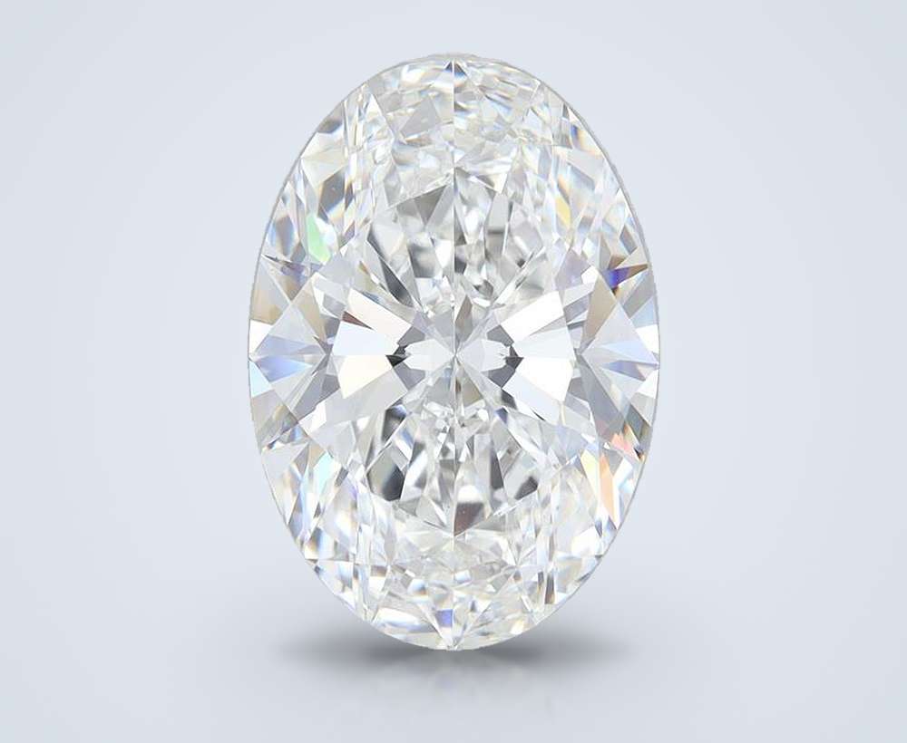 5.54 Carat Oval Lab Diamond