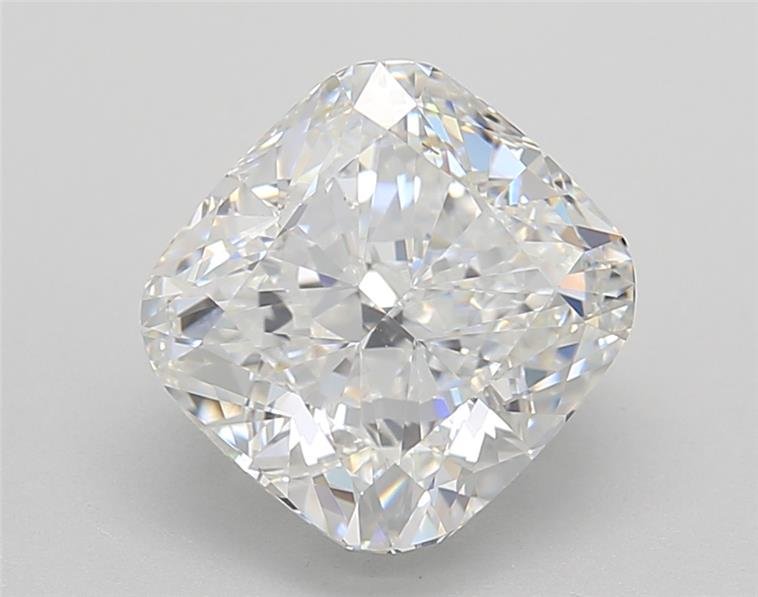 2.94ct F VS1 Rare Carat Ideal Cut Cushion Lab Grown Diamond