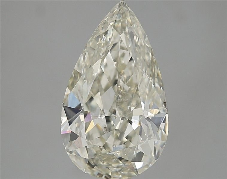3.83ct J SI2 Excellent Cut Pear Diamond