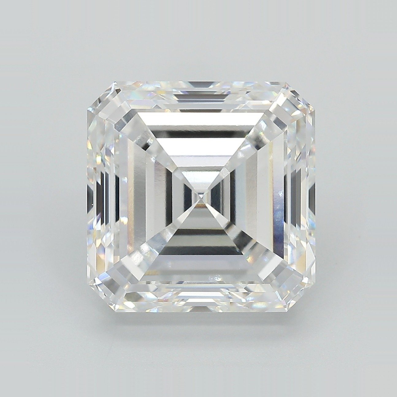 10.53ct F VVS2 Very Good Cut Asscher Lab Grown Diamond