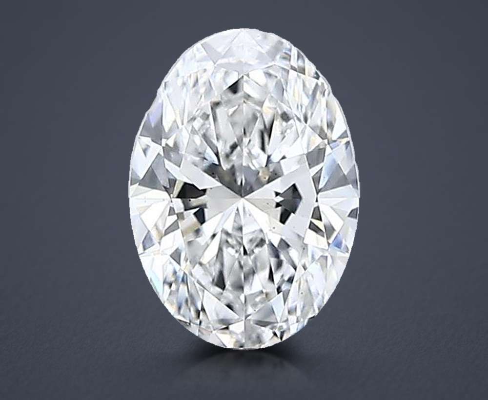 1.00 Carat Oval Lab Diamond