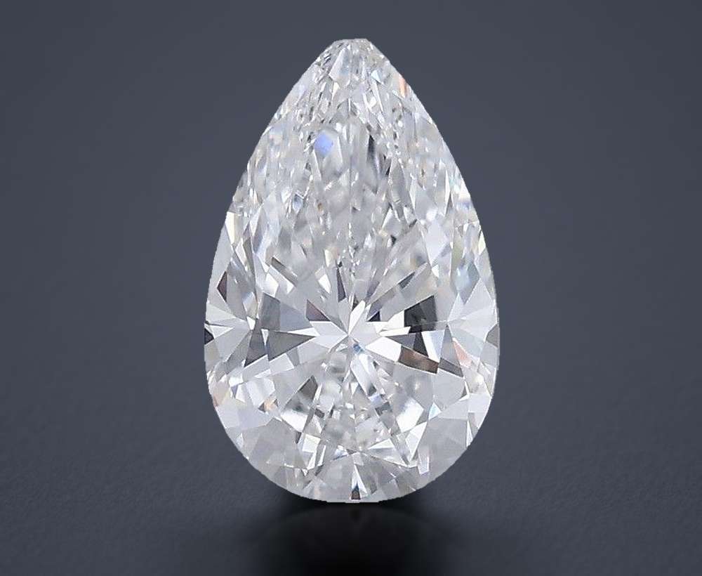 0.65 Carat Pear Lab Diamond