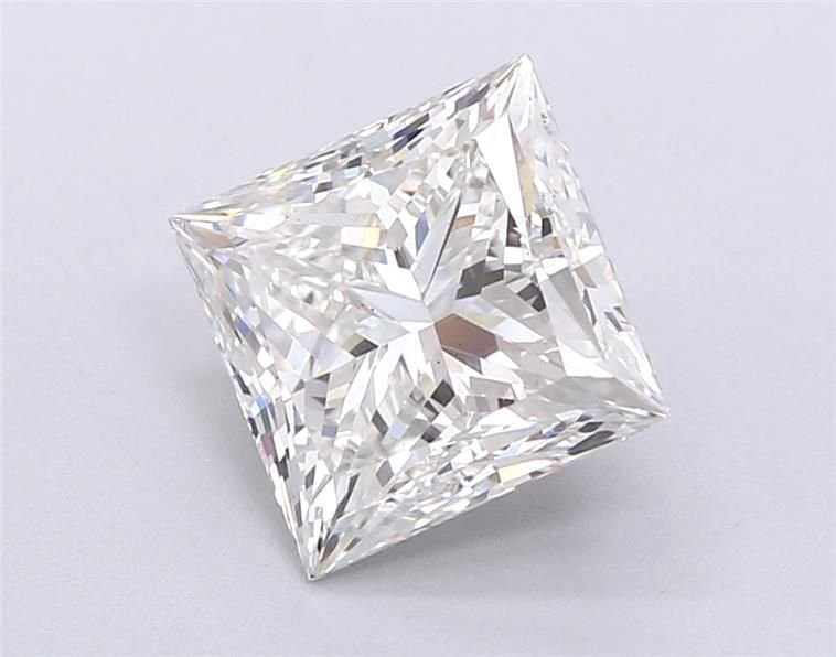 2.75ct G VS2 Rare Carat Ideal Cut Princess Lab Grown Diamond